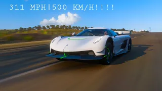 311 Mph | 500 Km/h Koenigsegg jesko tune FH5