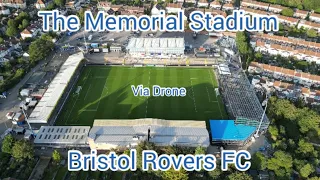 Bristol Rovers FC - The Memorial Stadium in 4k overview via drone #rovers