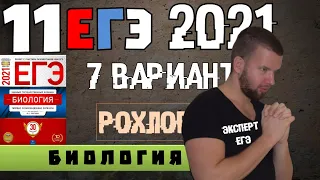 ЕГЭ 2021 | РОХЛОВ | 7 вариант | БИОЛОГИЯ