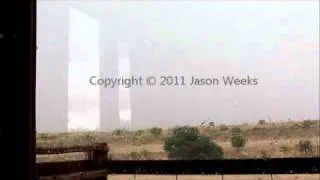 Lightning hits our chalet at Urikaruus 3 times - Kgalagadi