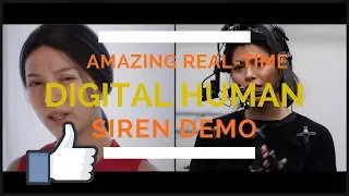 Unreal Engine 4 - Epic Games shows off amazing real-time digital human with Siren demo