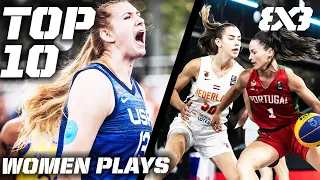 The BEST WOMEN plays of the year | TOP 10 | FIBA3x3