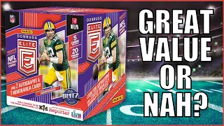 BIG HITS FOR CHEAP? | 2022 Panini Donruss Elite Football Hobby Box Review