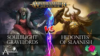 [ITA] Hedonites of Slaanesh VS Soulblight Gravelords - Battle Report Age of Sigmar