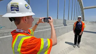 San Jose State Summer Program High School Students Tour California High-Speed Rail Construction