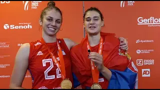 Katarina Lazović i Sara Lozo: Prvo prvenstvo i odmah zlato, ovo je neverovatan uspeh