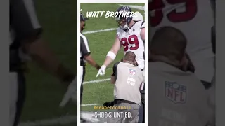 JJ Watt teases his brother TJ before coin toss￼