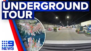 Motorway project Westconnex Rozelle Interchange set to open within months | 9 News Australia