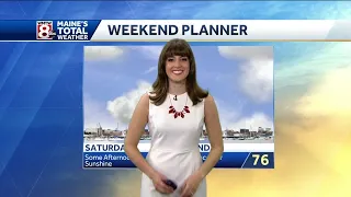 Some sunshine for the holiday; few showers and storms this weekend