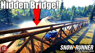 SnowRunner: How To Find this BEAUTIFUL, Secret Lake & GIANT BRIDGE!! RP