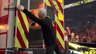 WWE 2K24 Donald Trump Vs Joe Biden Ambulance Match
