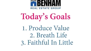 Benham Real Estate Group Core Values