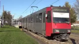 Rheinbahn Stadtbahn in Krefeld Grundend (20151123)