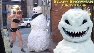 Funny Pranks Compilation | HumanFunny | Funny Scary Snowman #4| Prank Videos 2020