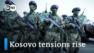 US tells Serbia to pull back military from Kosovo border | DW News