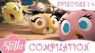 Angry Birds Stella Compilation | Season 1| Ep1-4