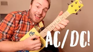 THUNDERSTRUCK - AC/DC (AWESOME ELECTRIC UKULELE TUTORIAL!)