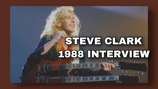 Def Leppard's Steve Clark 1988 Interview Clip