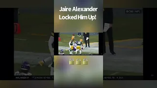 Jaire Alexander LOCKED UP Justin Jefferson Then Did the GRIDDY on Him!#shorts #nfl #packers#vikings