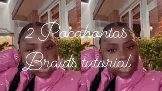 2 EASY POCAHONTAS BRAIDS HAIR TUTORIAL