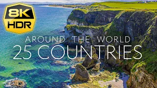 Countries of the World 8K HDR Ultra HD | Drone and Camera Footage