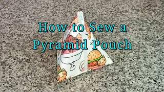 How to Sew a Pyramid Pouch - Triangle Pouch - DIY Sewing Tutorial