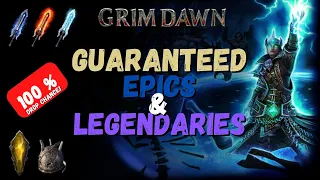 EASY Legendaries & Epics in Grim Dawn | 100% Drop Chance! | Secret Areas | How to | v1.1.9.6