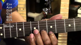 Chord Shape Tutorial 307 James Brown Style Mans World @EricBlackmonGuitar