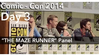 Comic-Con 2014: THE MAZE RUNNER Q & A Panel; feat: DYLAN O'BRIEN, WILL POULTER