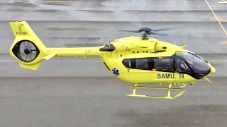 Airbus Helicopters H145 D3 | Landing, Startup and Takeoff at Nancy Essey Airport |#helicopter #h145