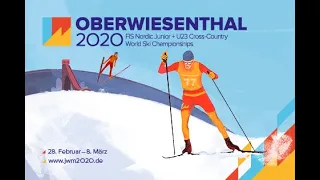 Юниорский Чемпионат Мира по лыжным гонкам. Oberwiesenthal (GER) JWSC 2020.