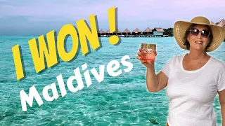 I won! | Maldives | Kooddoo | Travel to Paradise | Speckled Pink | Prize Winner