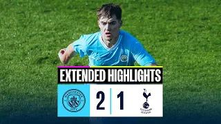 HIGHLIGHTS! LATE WRIGHT STUNNER SENDS CITY TO SEMI-FINALS | MAN CITY 2-1 TOTTENHAM | FA YOUTH CUP