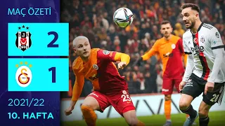 ÖZET: Beşiktaş 2-1 Galatasaray | 10. Hafta - 2021/22