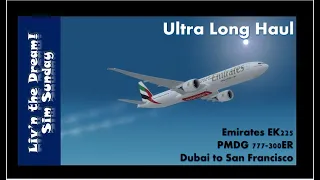 PMDG 777-300ER (Emirates) from Dubai to San Francisco in P3Dv4.5 Warts-and-all!