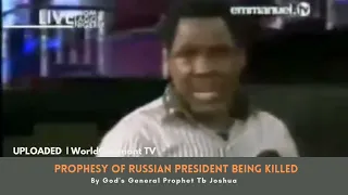 Prophet Tb Joshua Prophesy | Warning to Russia Lets pray for the GREAT Leader RUSSIA!!!
