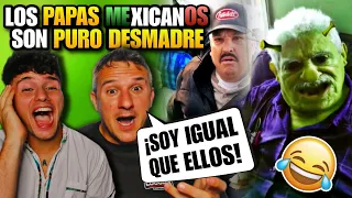 🇪🇸 PADRE ESPAÑOL REACCIONA a PAPÁS MEXICANOS son PURO DESMADRE 🇲🇽😂 *se sintió IDENTIFICADO*