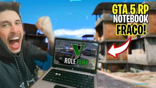 COMO BAIXAR GTA 5 RP EM NOTEBOOK, E PC FRACO (EU CONSEGUI BAIXAR INCRIVEL)