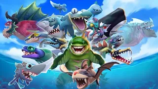 😱All Sharks & Baby sharks Unlocked😱- Hungary Shark Evolution -MONSTER BEHELLMOUTH shark Gameplay