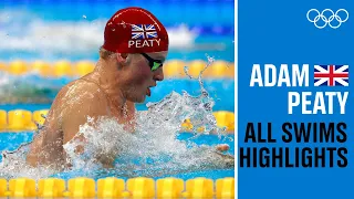 Adam Peaty 🇬🇧ALL Rio 2016 races!