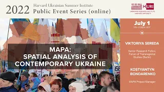 MAPA: Spatial Analysis of Contemporary Ukraine