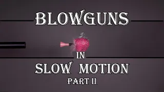 Blowguns in Slow Motion Part II