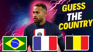 Guess The Country Of The Football Player | Football Quiz 2022