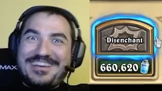 KRIPP FINALLY PRESSES THE BUTTON (600k+ DUST) - Hearthstone