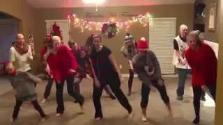 Family Goals - Family of Eight Kids Christmas Dance 2015 - Justin Bieber Song