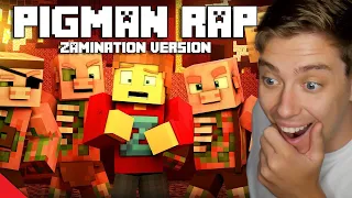 Reacting To *EPIC* PIGMAN RAP (Minecraft Song)