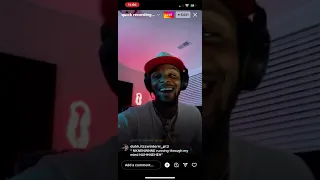 Toosii Recording New Song “How Does It Feel” On IG Live (6-24-22)