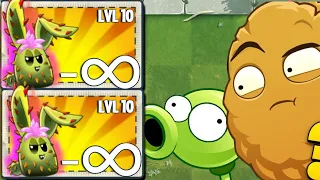 Plants Vs Zombies 2 - Every Plants Power Up Infinite vs Jurassic Conehead Zombies