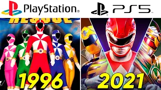 Evolution of POWER RANGERS PlayStation Games (1996-2021)