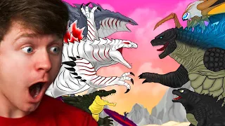 VOIDZILLA vs LEGENDARY GODZILLA the REACTION! (Kaiju Animation)